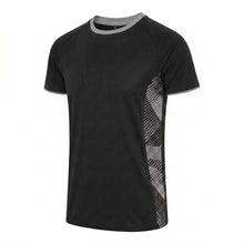 Load image into Gallery viewer, Scorpion Sports Optimum T-Shirt in black and grey. A great multi-sports t-shirt available from stock in both junior and senior sizes.