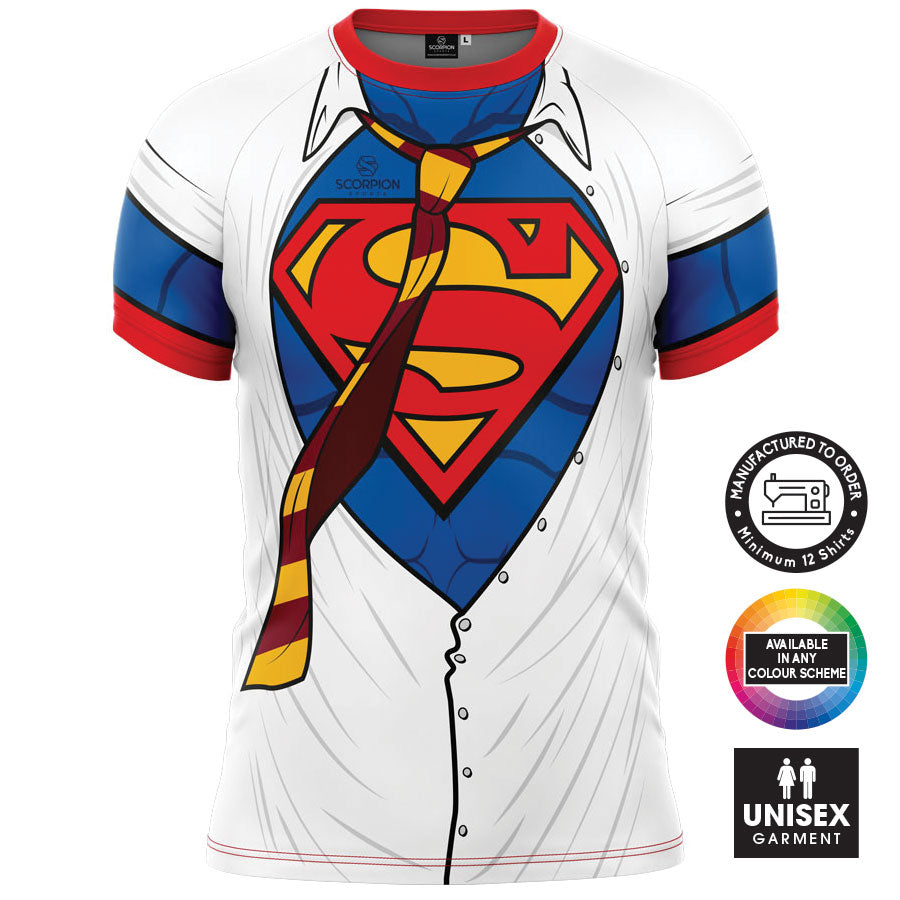 Rugby Themed Tour Shirts Superhero