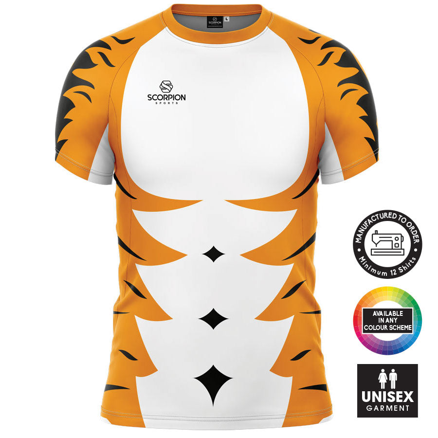 Rugby Themed Tour Shirts Tiger