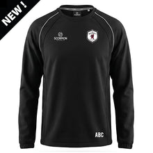 Load image into Gallery viewer, Rugby Lions RFC Black Softshell Drill top from Scorpion Sports.