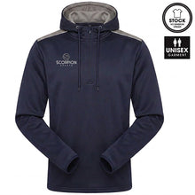 Load image into Gallery viewer, Navy and grey Heritage Hoodie from Scorpion Sports UK. A multi-sports polyester hoodie suitable for player's and supporters alike.