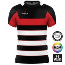 Load image into Gallery viewer, scorpion-rugby-shirt-pattern-018