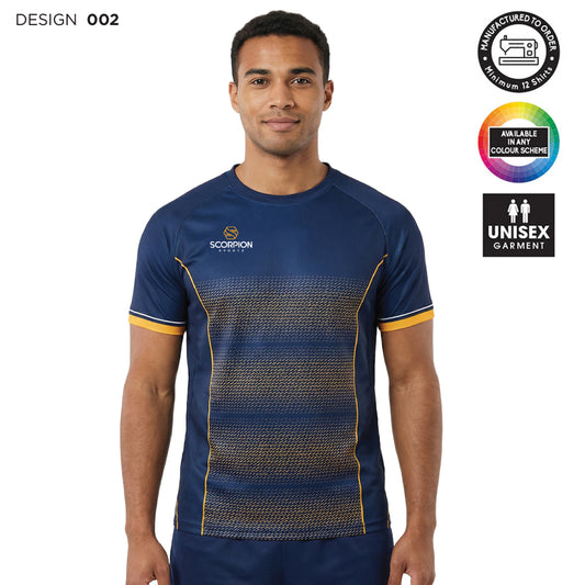 Scorpion Sports Rugby Shirt Pattern 002