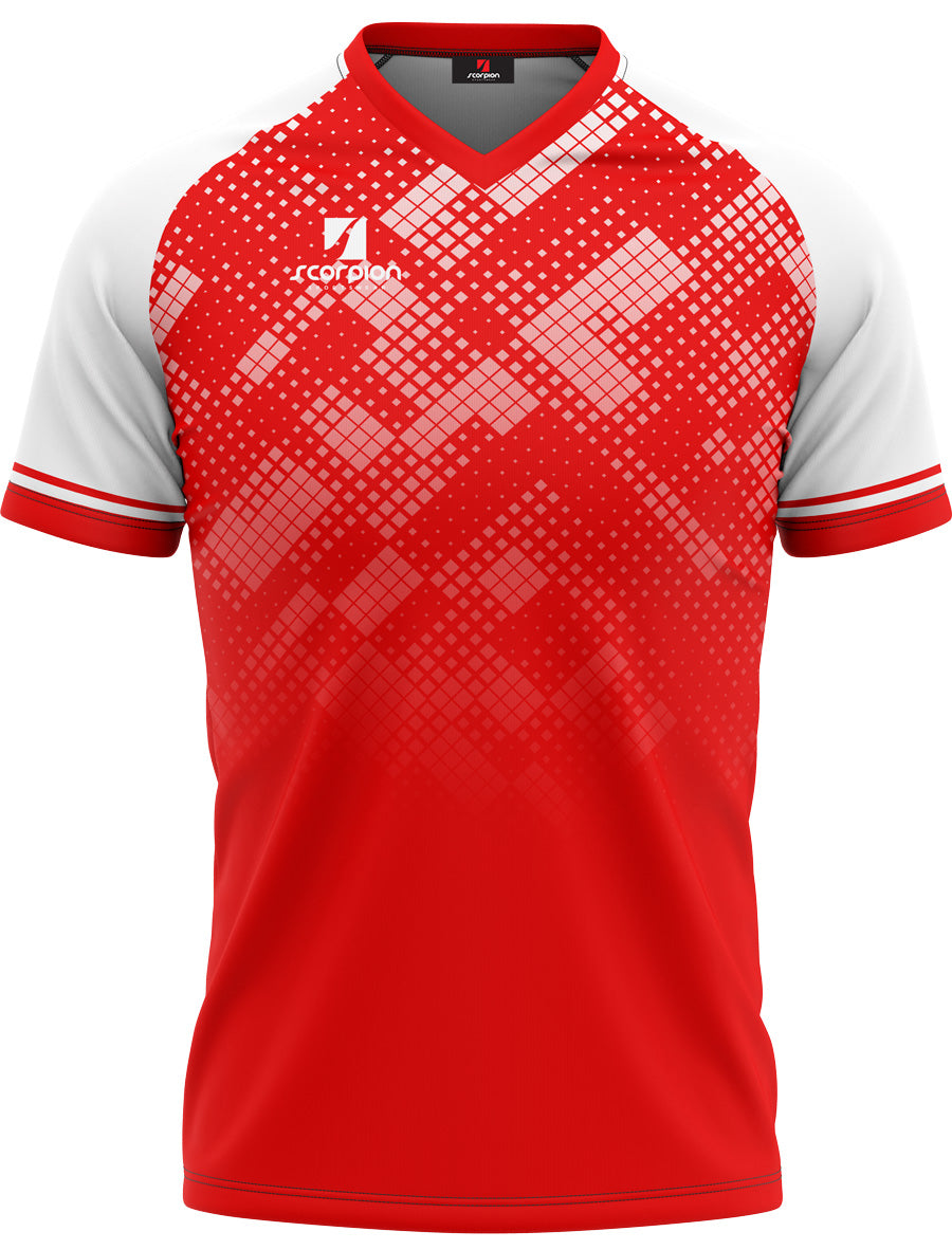 Football Shirts Pattern Apollo - Red / White