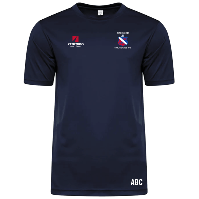 Birmingham Civil Service RFC Warm Up T-Shirt