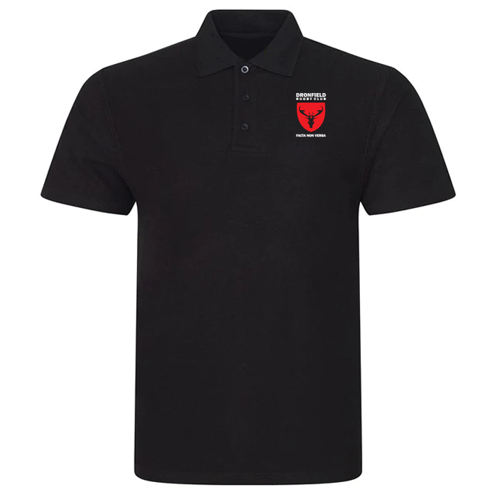 Dronfield RFC Black Polo Shirts