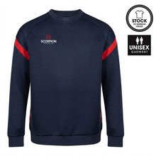Load image into Gallery viewer, Kinetic Sweater Navy Red
