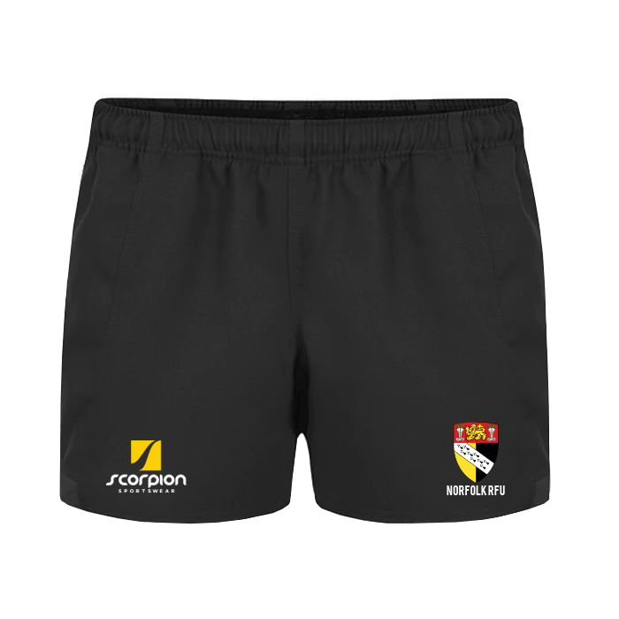 Norfolk RFU Poly Twill Rugby Shorts