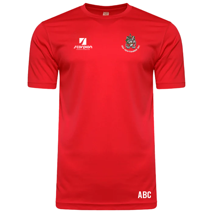 Old Newtonian's RFC Warm Up T-Shirt (Red)