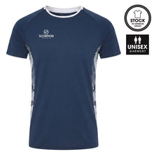 Load image into Gallery viewer, Navy and white Optimum T-Shirt from Scorpion Sports teamwear collection
