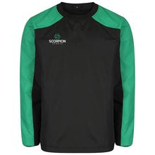 Load image into Gallery viewer, Scorpion Sports Black &amp; Green Pro Drill Top. 
