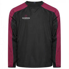Load image into Gallery viewer, Teamwear Black and Maroon Pro Drill Top.
