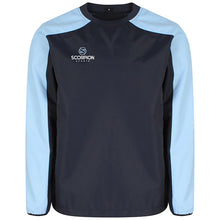 Load image into Gallery viewer, Teamwear Navy and Sky Blue Pro Drill Tops from Scorpion Sports
