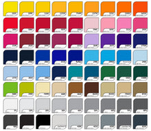 Load image into Gallery viewer, Netball Dresses Colour Swatch Chart
