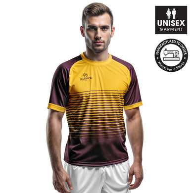 Scorpion-Sports-Training-T-Shirts-001-Amber-Maroon