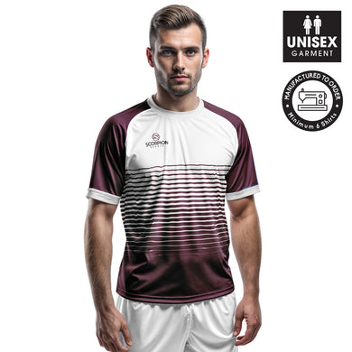 Scorpion-Sports-Training-T-Shirts-001-Maroon-White