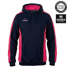Load image into Gallery viewer, Navy and pink Stadium Hoodie from Scorpion Sportswear
