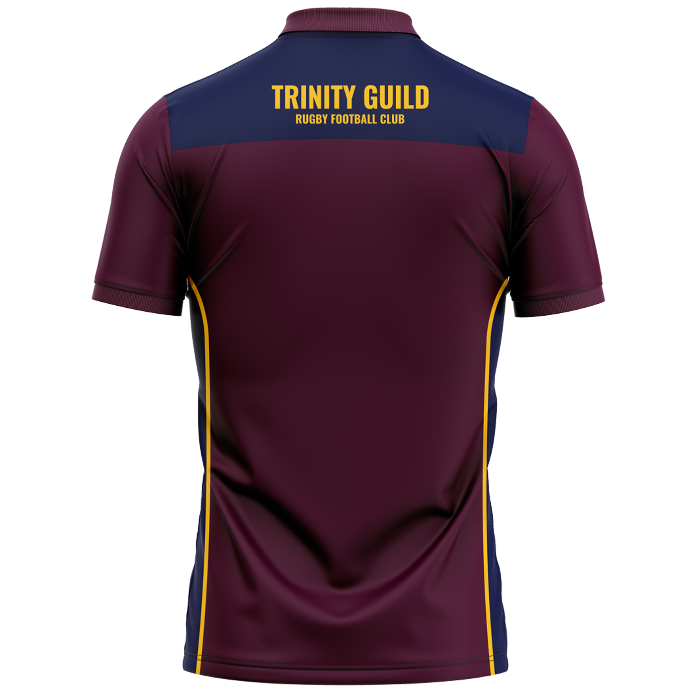 Trinity Guild RFC Cotton Polo Shirt Back View