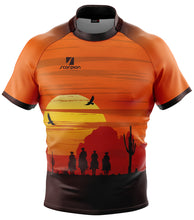 Load image into Gallery viewer, Rugby Themed Tour Shirts - Wild West
