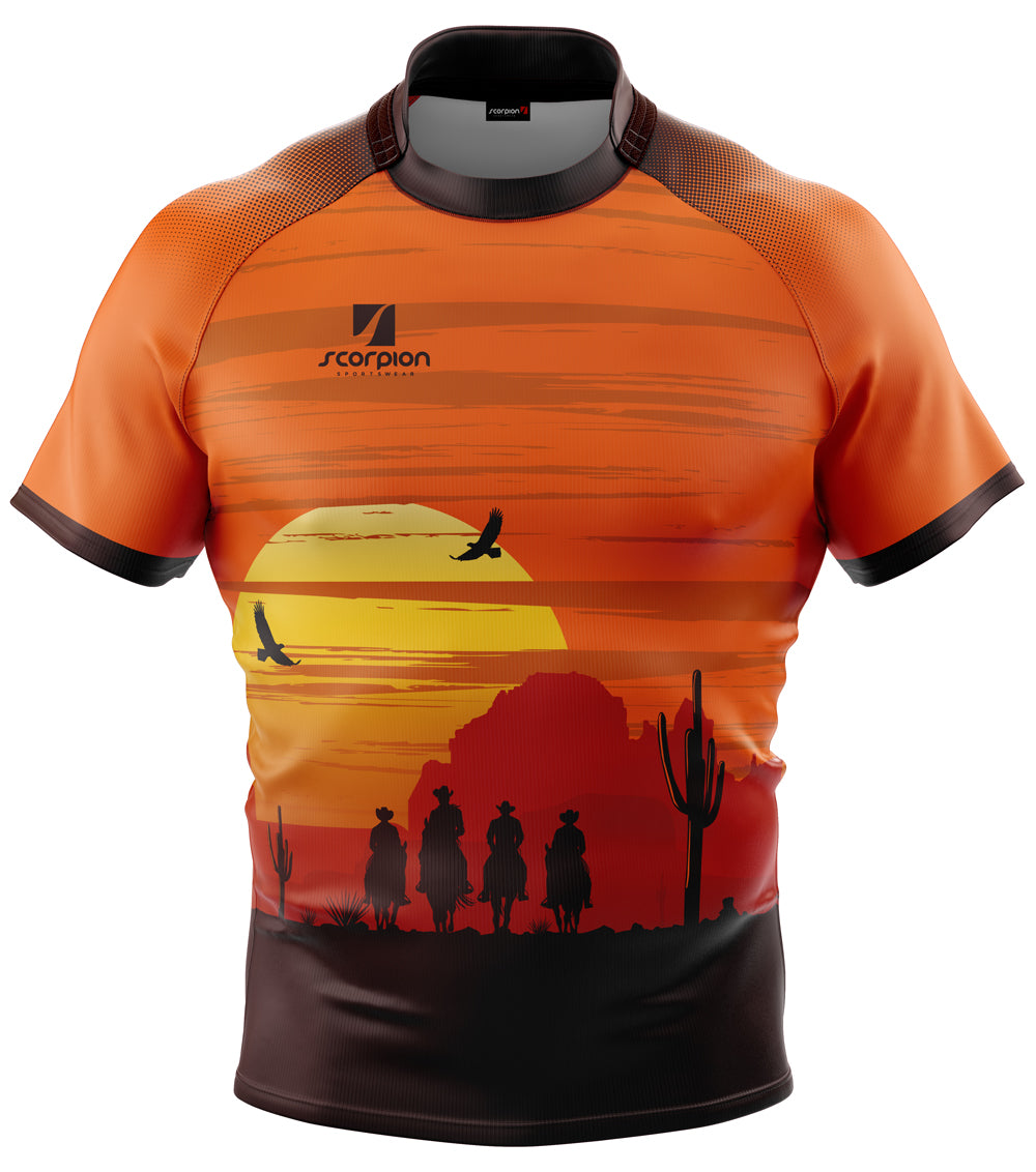 Rugby Themed Tour Shirts - Wild West