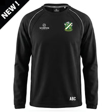 Load image into Gallery viewer, Bedworth Rugby Club Teamwear Black Drill Top From Scorpion Sports
