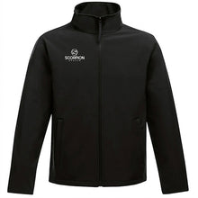Load image into Gallery viewer, Scorpion Sports Black Softshell Jacket 
