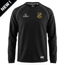 Load image into Gallery viewer, Burbage RFC Black Softshell Drill Top from Scorpion Sports

