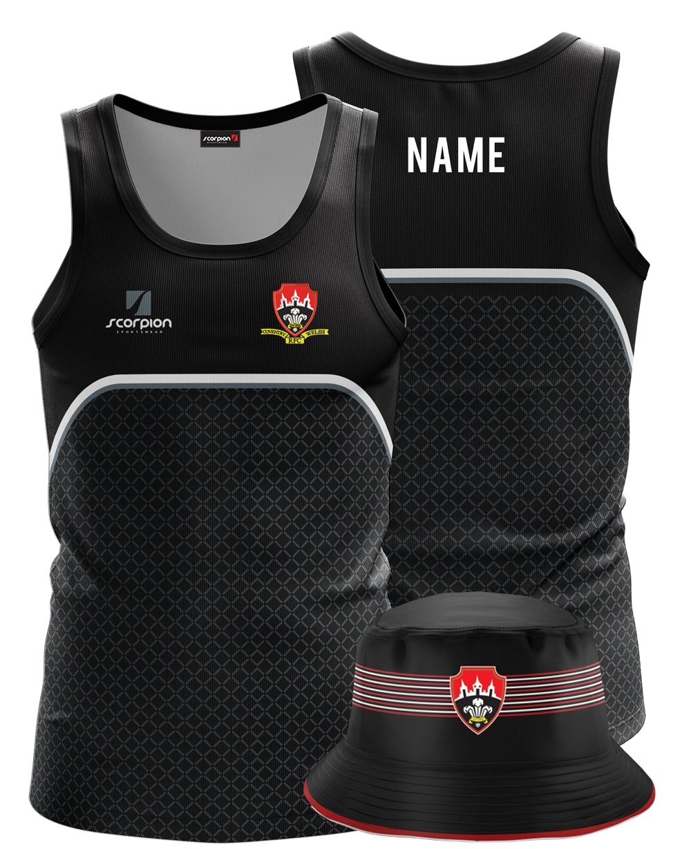 Coventry Welsh RFC Viper Vest / Bucket Hat