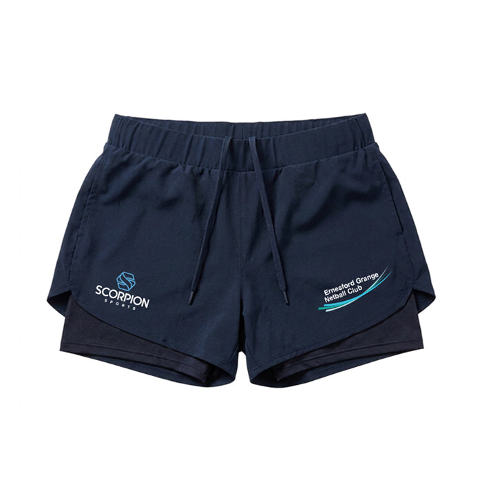 Ernesford Netball 2 in 1 Shorts