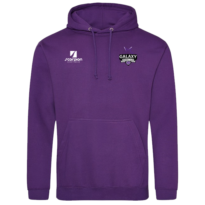 Galaxy Netball Purple Hoodie