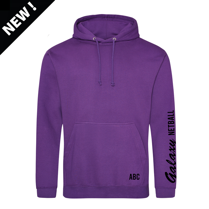 Galaxy Netball Purple Hoodie