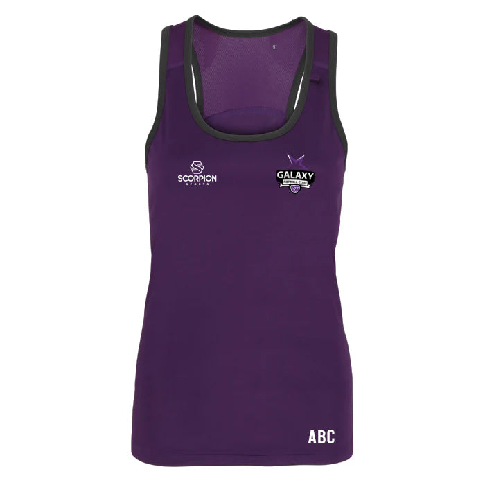 Purple Galaxy Netball Vest