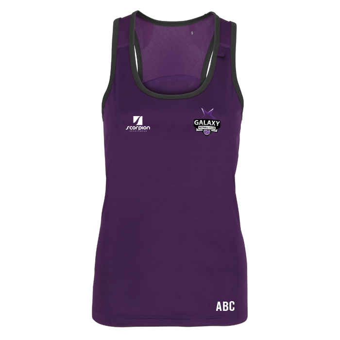 Galaxy Netball Training Vest - Purple – Scorpion Sports Shop