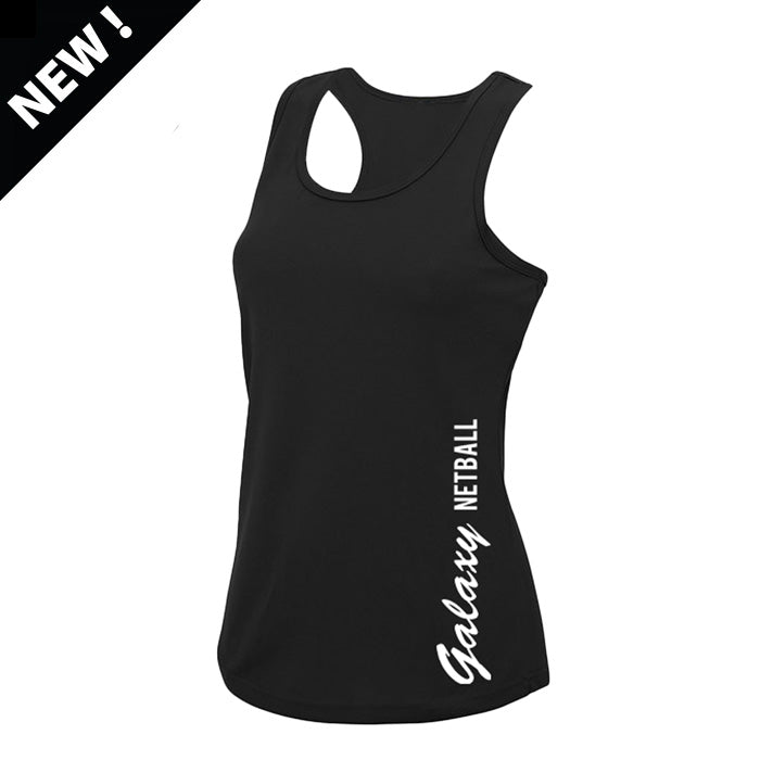 Galaxy Netball Vest In Black