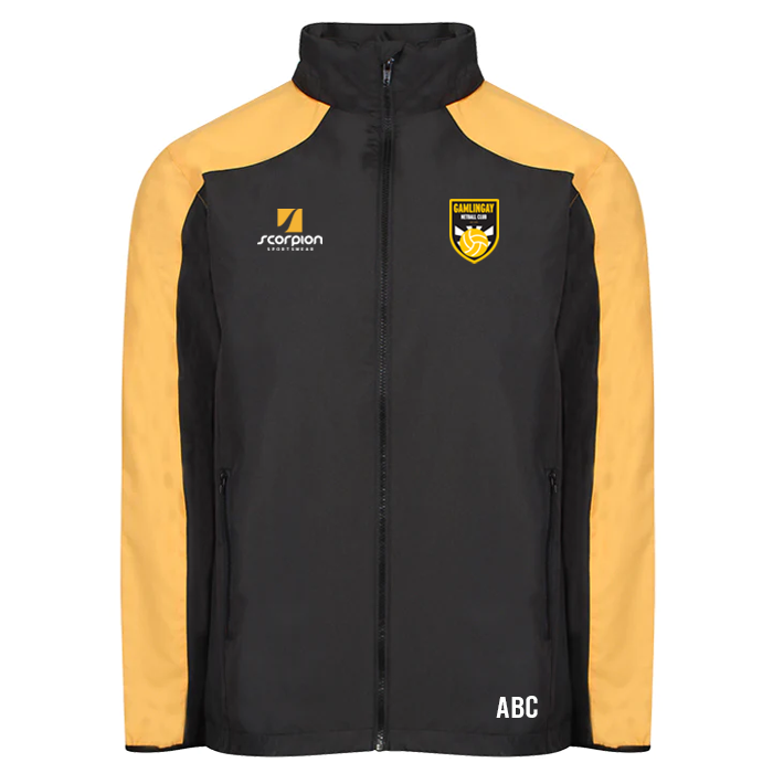 Gamlingay Netball Pro Training Jacket Scorpion Sports Shop
