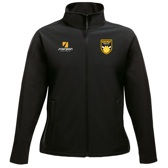 Gamlingay Netball Softshell Jacket Scorpion Sports Shop
