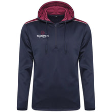 Load image into Gallery viewer, Teamwear Heritage Hoodie in navy and maroon from Scorpion Sports UK
