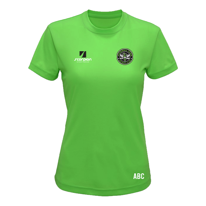 Hucknall Netball Training T-Shirt - Green