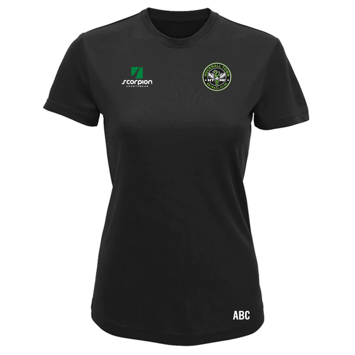 Hucknall Netball Training T-Shirt - Black