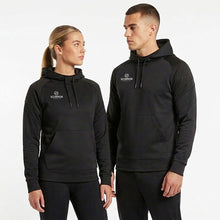 Load image into Gallery viewer, Black Kinetic Hoodie from Scorpion Sports in junior and senior sizes from stock.
