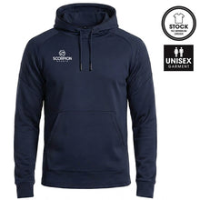 Load image into Gallery viewer, Navy Kinetic Hoodie from Scorpion Sports. An ideal teamwear multi-purpose hoodie.
