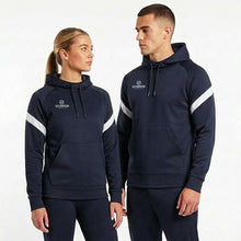 Load image into Gallery viewer, Kinetic Hoodie from Scorpion Sports in navy and white. A perfect teamwear multi-purpose hoodie for all sports.
