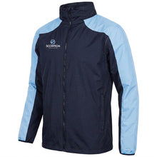Load image into Gallery viewer, Scorpion Sports Navy and Sky Blue Pro Training Jacket from stock. 
