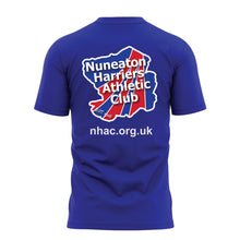Load image into Gallery viewer, Nuneaton Harriers Bespoke T-Shirt Back View
