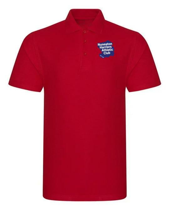 Nuneaton Harriers Red Polo Shirt