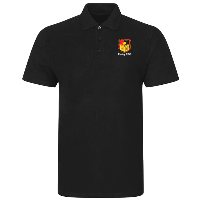 Pinley RFC Black Polo Shirts