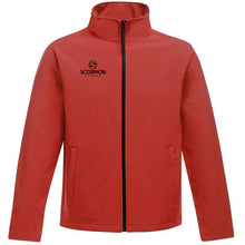 Load image into Gallery viewer, Teamwear Red and black Softshell Jacket suitable for men and ladies available from Scorpion Sports.
