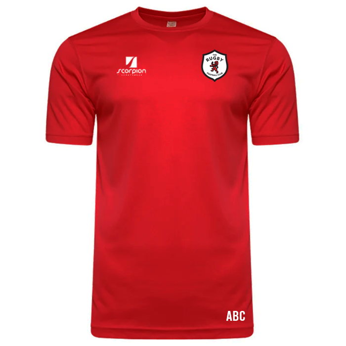 Rugby Lions RFC Red Warm Up T-Shirt