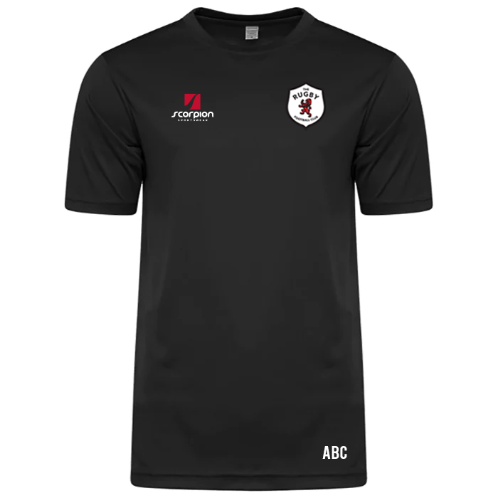 Rugby Lions RFC Black Warm Up T-Shirt