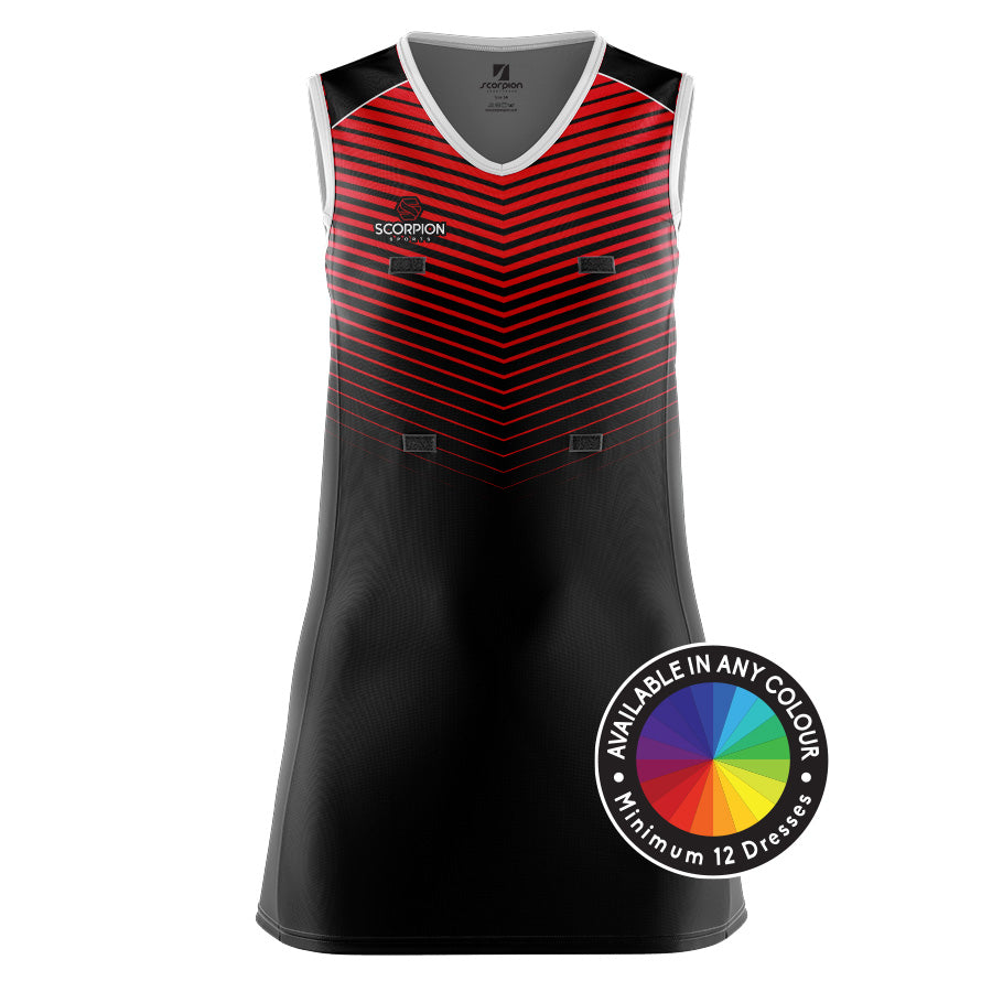 Scorpion Netball Dresses - Pattern 01 – Scorpion Sports Shop